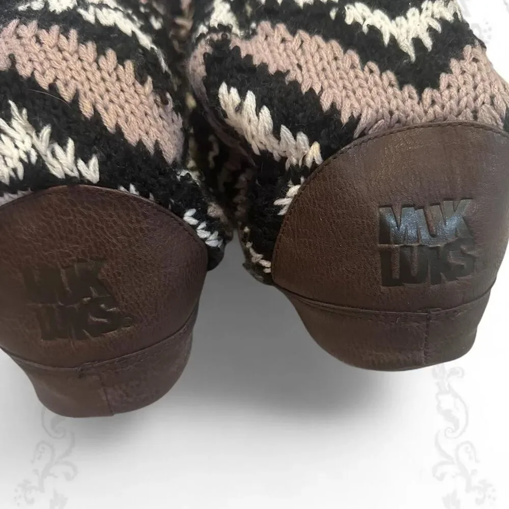 Muk Luks mukluks knitted